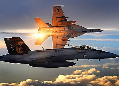 самолет, транспортные средства, F- 18 Hornet - копия обоев рабочего стола