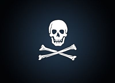 пираты, череп и скрещенные кости, Веселый Роджер - оригинальные обои рабочего стола