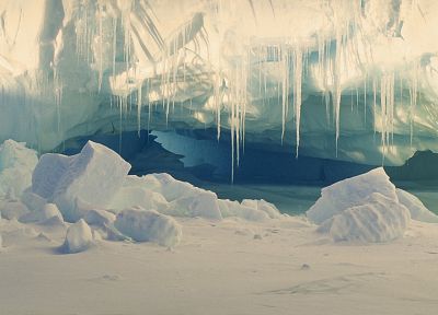 лед, снег, пещеры - случайные обои для рабочего стола