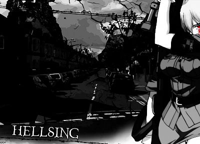Hellsing, Seras Виктория - оригинальные обои рабочего стола