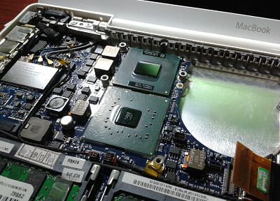компьютеры, Macbook, материнские платы, чип, CPU - случайные обои для рабочего стола
