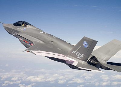 самолет, военный, Joint Strike Fighter, F - 35 Lightning II - случайные обои для рабочего стола