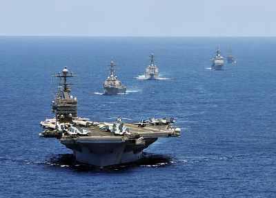 военный, корабли, авианосцы - обои на рабочий стол