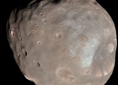 Марс, Луна, Фобос - оригинальные обои рабочего стола