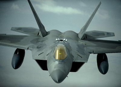 самолет, F-22 Raptor - копия обоев рабочего стола