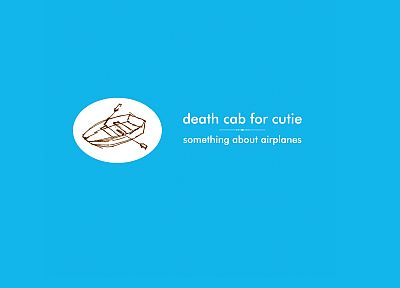 Death Cab For Cutie, синий фон - обои на рабочий стол