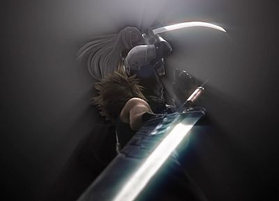 Final Fantasy VII Advent Children, Сефирот, Cloud Strife - оригинальные обои рабочего стола