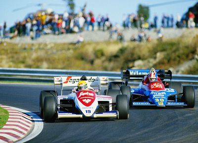 1984, Формула 1, Айртон Сенна, Zandvoort, Toleman F1 - случайные обои для рабочего стола