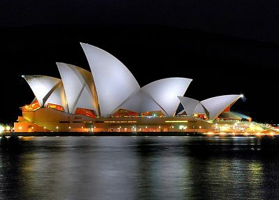 города, Сидней, опера, Сиднейский оперный театр - копия обоев рабочего стола