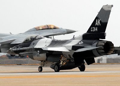 самолет, военный, самолеты, F- 16 Fighting Falcon - похожие обои для рабочего стола