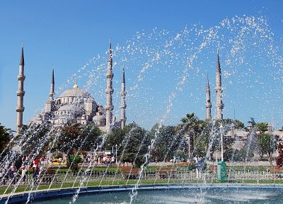 Турция, Стамбул, Султанахмет - обои на рабочий стол