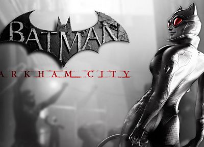 видеоигры, Женщина-кошка, Batman Arkham City - оригинальные обои рабочего стола