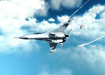 самолет, ракеты, инверсионных, Су- 30 МКИ, Су- 30МКИ - случайные обои для рабочего стола