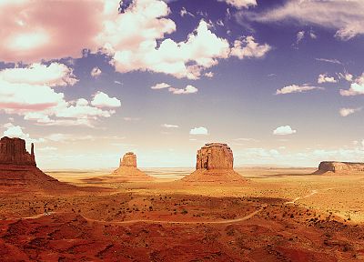пейзажи, пустыня, Долина монументов - оригинальные обои рабочего стола