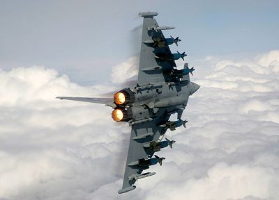 самолет, военный, Eurofighter Typhoon - оригинальные обои рабочего стола