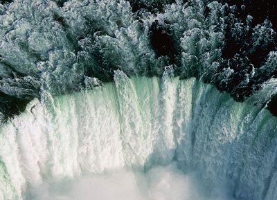 Ниагарский водопад, антенна, подкова - случайные обои для рабочего стола