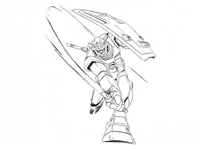 Gundam, линии искусства - копия обоев рабочего стола