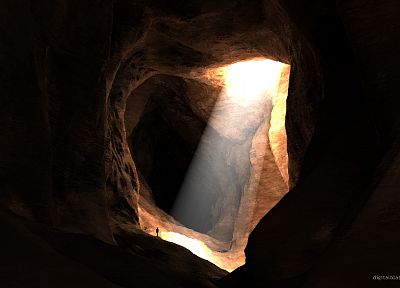 пещеры - оригинальные обои рабочего стола