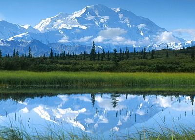 Аляска, Национальный парк, отражения, крепление - похожие обои для рабочего стола