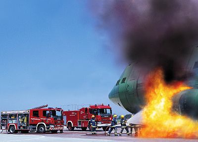 пожарный, Scania, ферма - случайные обои для рабочего стола