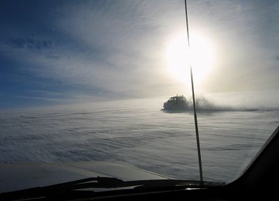 лед, снег, ледник, солнечный свет, мороз, Toyota Land Cruiser - оригинальные обои рабочего стола