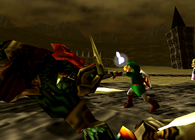 Линк, Ganondorf, Легенда о Zelda - оригинальные обои рабочего стола