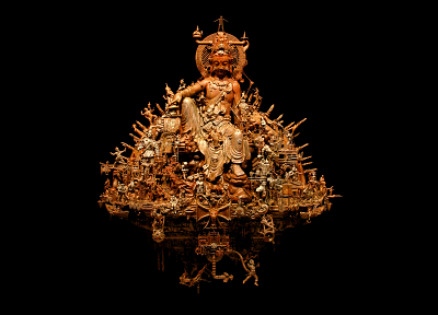 скульптуры, Будда, Крис Кукси - оригинальные обои рабочего стола