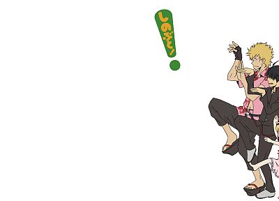 Bakemonogatari (Истории монстров), Araragi Koyomi, Ошино Синобу, простой фон, Oshino Мем - похожие обои для рабочего стола