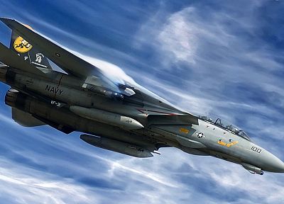 самолет, военный, F-14 Tomcat, истребители - случайные обои для рабочего стола