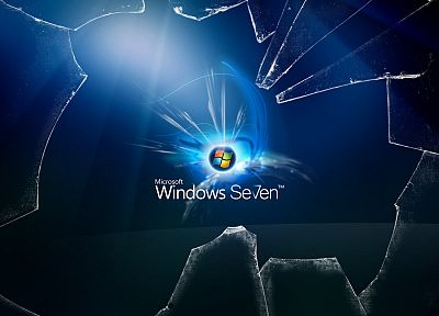 Windows 7, сломанный экран - оригинальные обои рабочего стола
