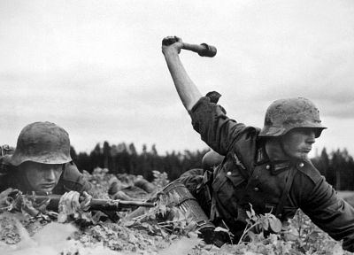 солдаты, нацистский, Вторая мировая война, вермахт, гранаты - случайные обои для рабочего стола