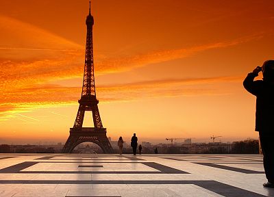 Эйфелева башня, Париж, города - случайные обои для рабочего стола