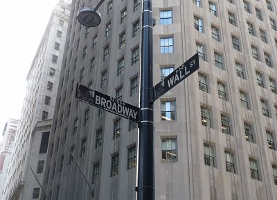 Нью-Йорк, Уолл-стрит, Бродвей - случайные обои для рабочего стола