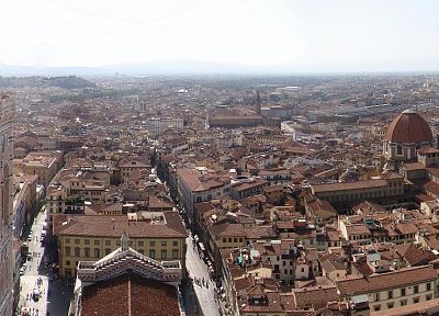 Италия, Флоренция, панорама - обои на рабочий стол