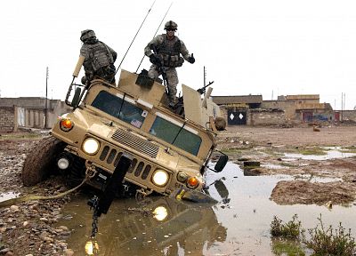 война, военный, грязь, грязь, Humvee - оригинальные обои рабочего стола