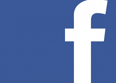 facebook, логотипы, простой фон - обои на рабочий стол