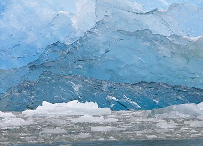 Аляска, рука, айсберги - оригинальные обои рабочего стола