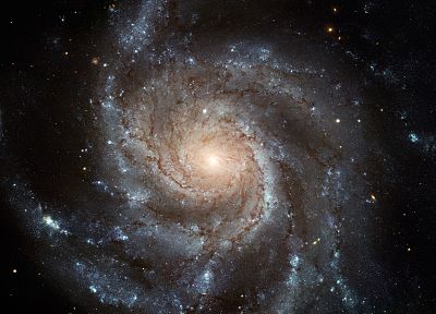 космическое пространство, звезды, галактики, галактика Вертушка - копия обоев рабочего стола