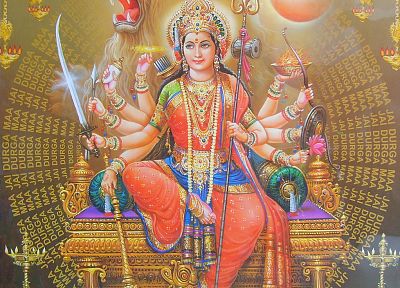 богиня, Кришна, Индуизм - оригинальные обои рабочего стола