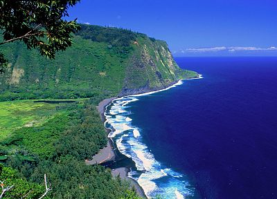долины, Гавайи, острова - обои на рабочий стол