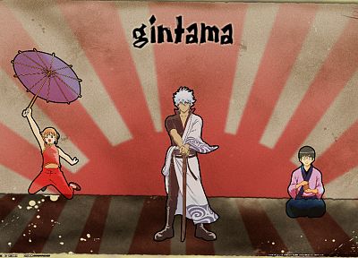 Gintama - оригинальные обои рабочего стола
