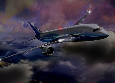 самолет, Boeing 787 Dreamliner - оригинальные обои рабочего стола
