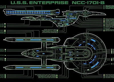 звездный путь, схема, USS Enterprise, схема, Star Trek схемы - случайные обои для рабочего стола
