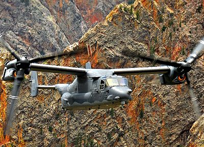 самолет, военный, транспортные средства, V - 22 Osprey - случайные обои для рабочего стола