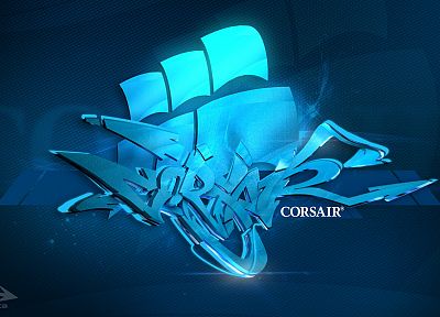 корсар, Corsair логотип - оригинальные обои рабочего стола