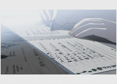 Макото Синкай, аниме, Место Обещали в наших ранних дней - оригинальные обои рабочего стола