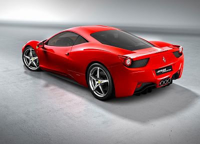 автомобили, Феррари, транспортные средства, Ferrari 458 Italia, задний угол - оригинальные обои рабочего стола