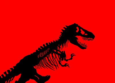 красный цвет, динозавры, Парк Юрского периода, Tyrannosaurus Rex, простой фон - обои на рабочий стол