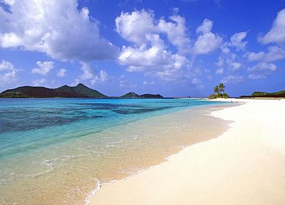 берег, спокойно, карибский, пляжи - оригинальные обои рабочего стола