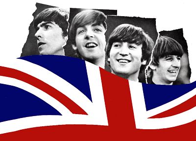 флаги, The Beatles - оригинальные обои рабочего стола